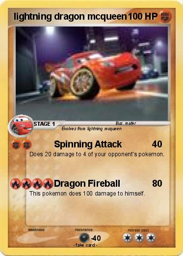 Pokemon lightning dragon mcqueen