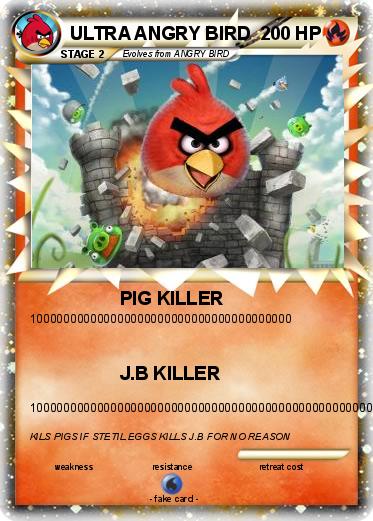 Pokemon ULTRA ANGRY BIRD