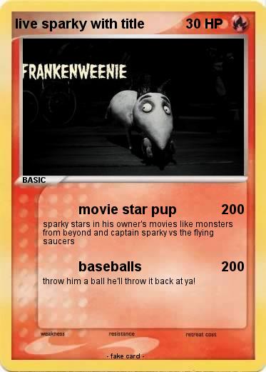 Pokemon live sparky with title