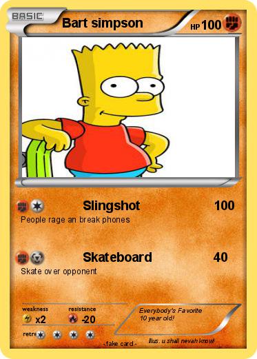 Pokemon Bart simpson