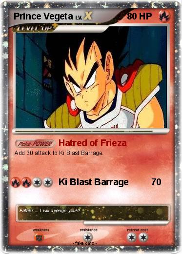 Pokemon Prince Vegeta