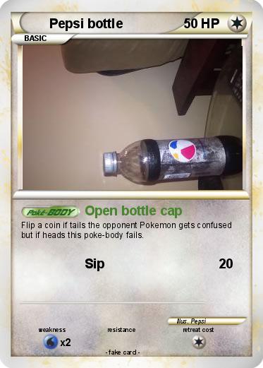 Pokemon Pepsi bottle