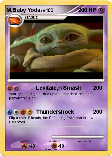 Pokemon M.Baby Yoda