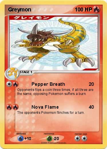 Pokemon Greymon