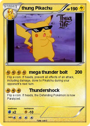 Pokemon thung Pikachu