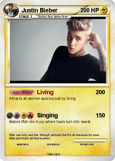 Pokemon Justin Bieber