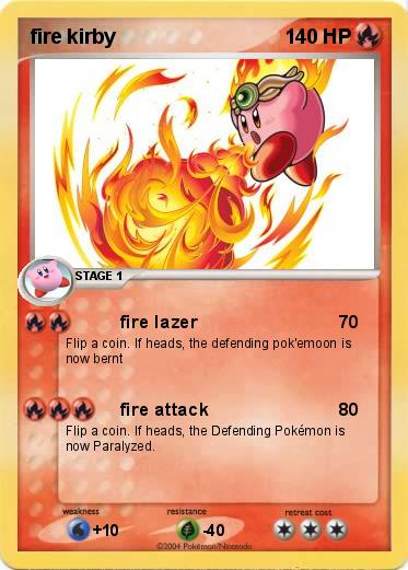 Pokemon fire kirby