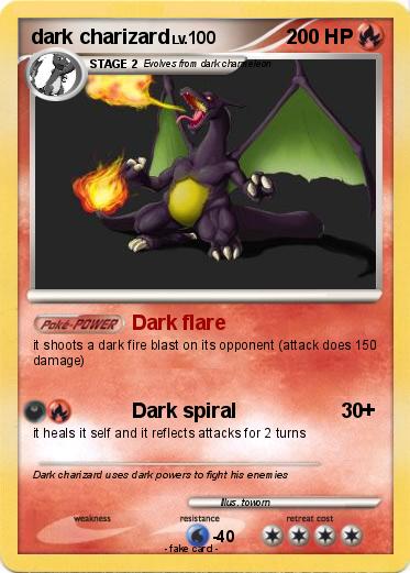 Pokemon dark charizard