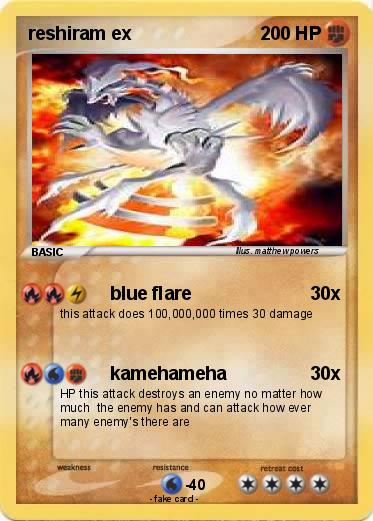 Pokemon reshiram ex
