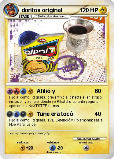Pokemon doritos original