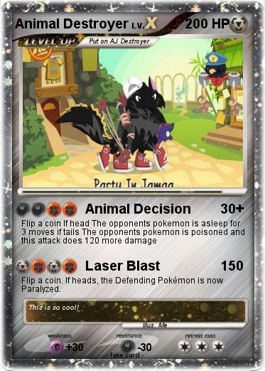 Pokemon Animal Destroyer