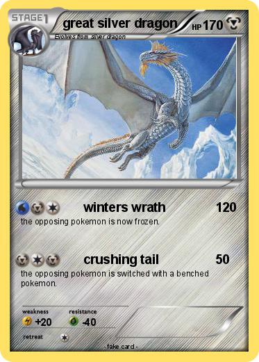 Pokemon great silver dragon