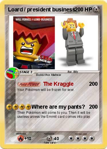 Pokemon Loard / president business