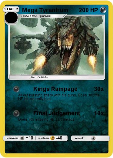 Pokemon Mega Tyrantrum