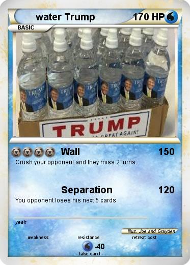 Pokemon water Trump