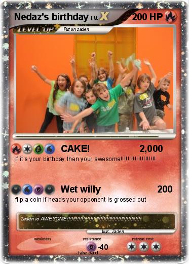 Pokemon Nedaz's birthday