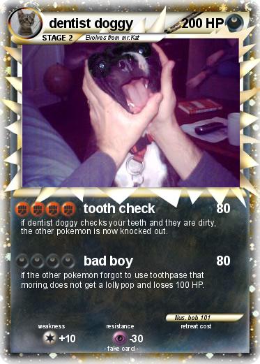 Pokemon dentist doggy