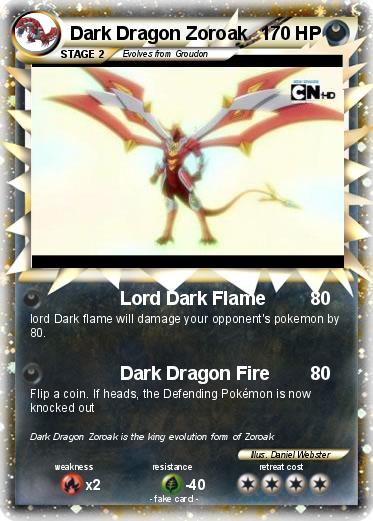 Pokemon Dark Dragon Zoroak