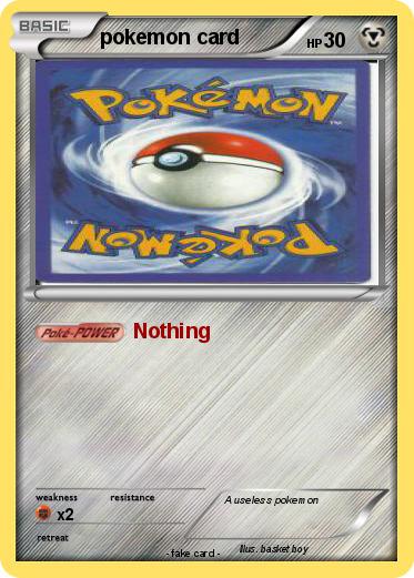 Pokemon pokemon card