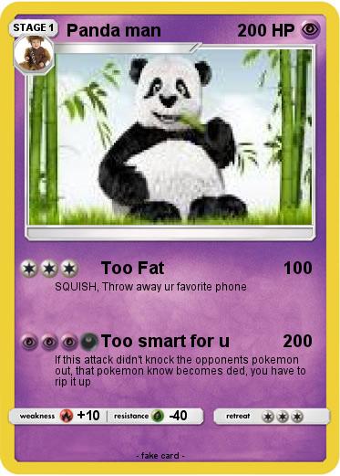 Pokemon Panda man