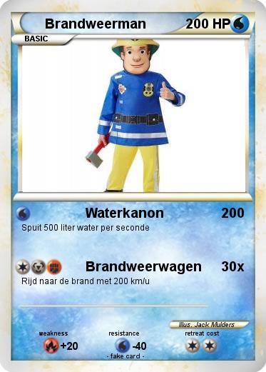 Pokemon Brandweerman