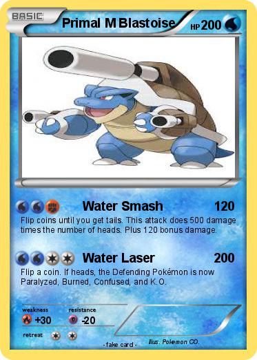Pokemon Primal M Blastoise