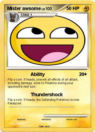 Pokemon Mister awsome