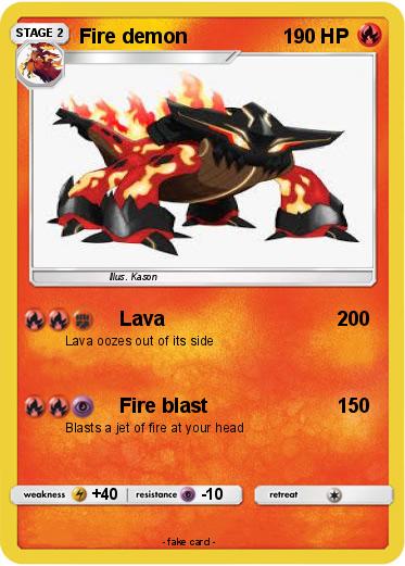 Pokemon Fire demon