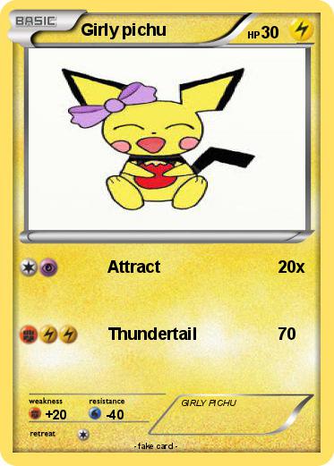 Pokemon Girly pichu