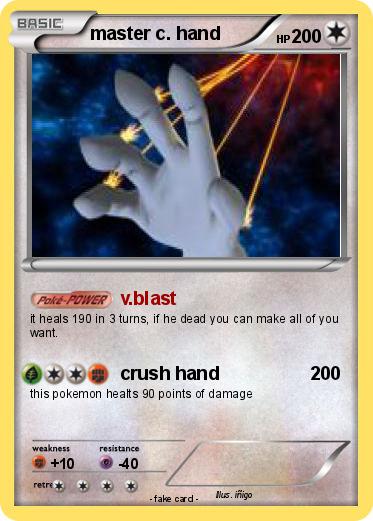 Pokemon master c. hand