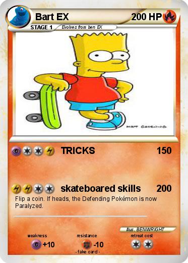 Pokemon Bart EX