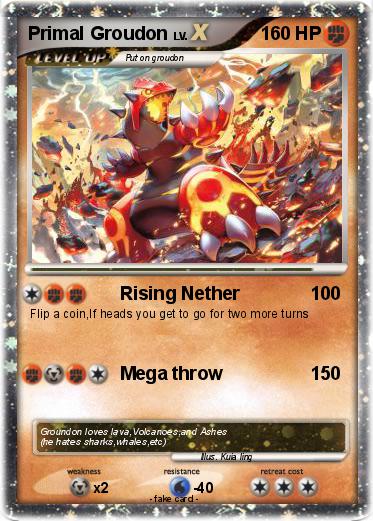 Pokemon Primal Groudon
