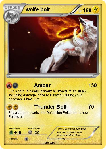 Pokemon wolfe bolt