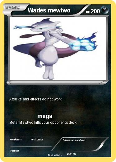 Pokemon Wades mewtwo