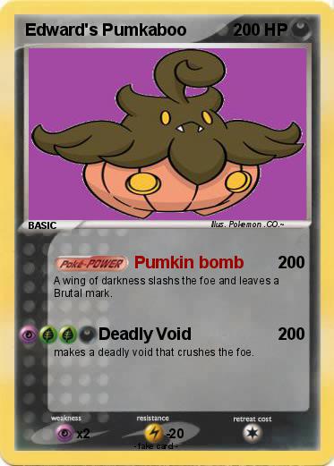 Pokemon Edward's Pumkaboo