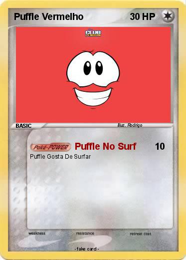 Pokemon Puffle Vermelho