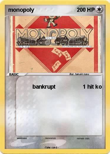 Pokemon monopoly