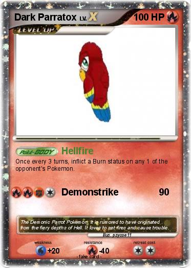 Pokemon Dark Parratox