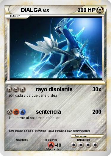 Pokemon DIALGA ex