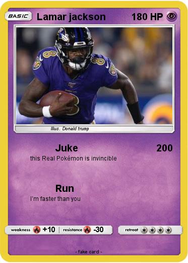 Pokemon Lamar jackson