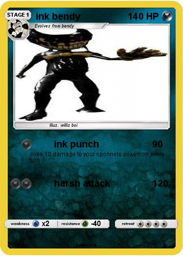 Pokemon ink bendy