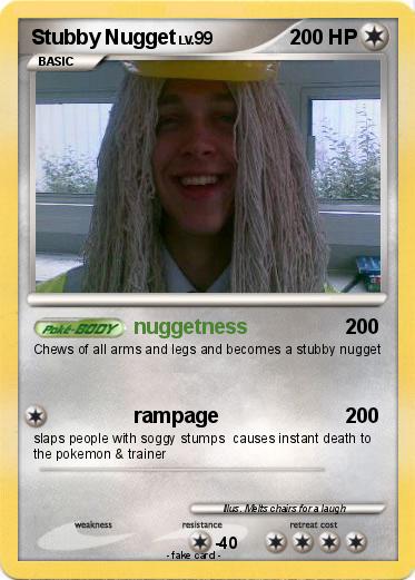 Pokemon Stubby Nugget