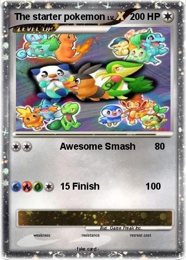 Pokemon The starter pokemon