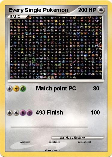 Pokemon Every Single Pokemon
