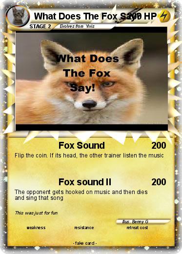 Pokemon What Does The Fox Say?