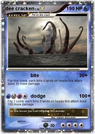 Pokemon dee cracken