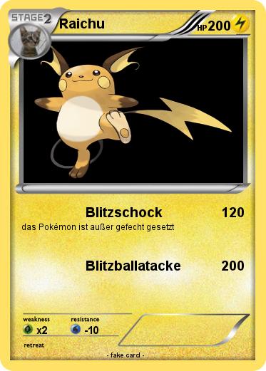 Pokemon Raichu
