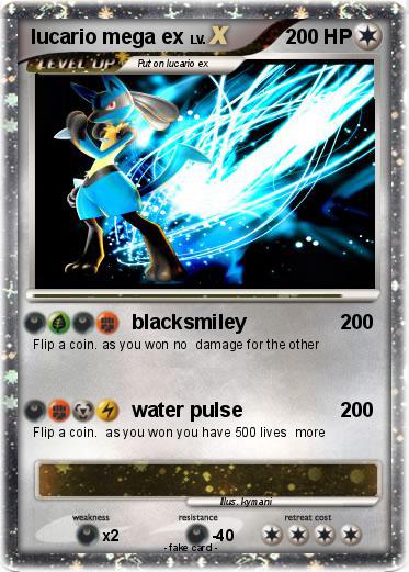 Pokemon lucario mega ex