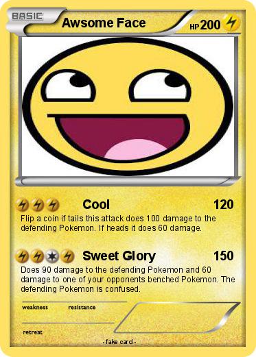 Pokemon Awsome Face