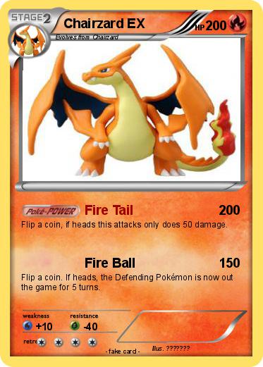 Pokemon Chairzard EX